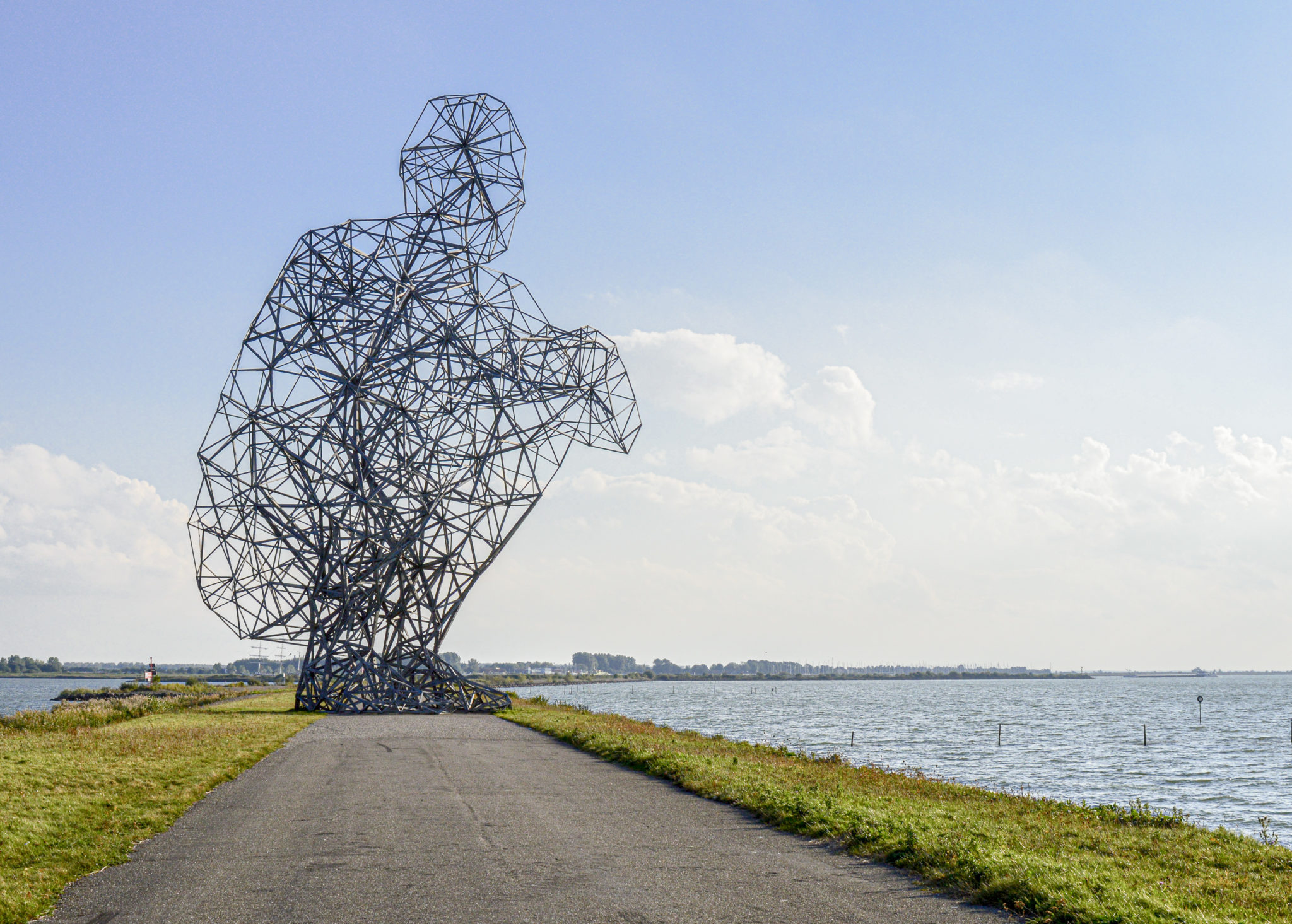 Antony Gormley Denkend aan Holland Schakeringen